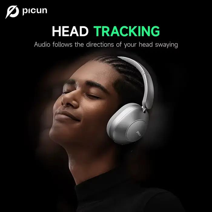 Picun-Casque Bluetooth à suppression active du bruit F6