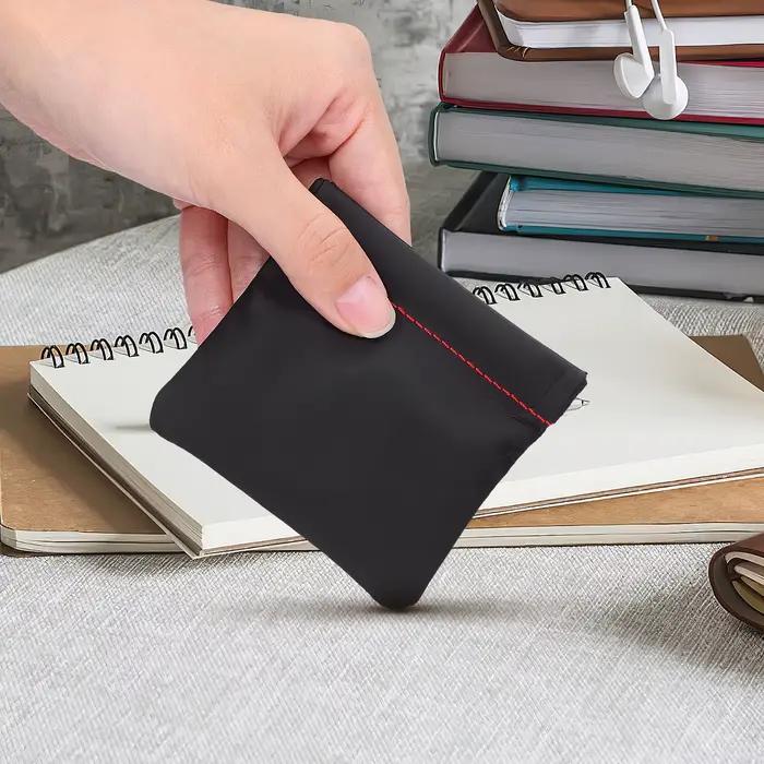 1 pièce - Mini sac portable pour écouteurs - Étui de rangement en PU