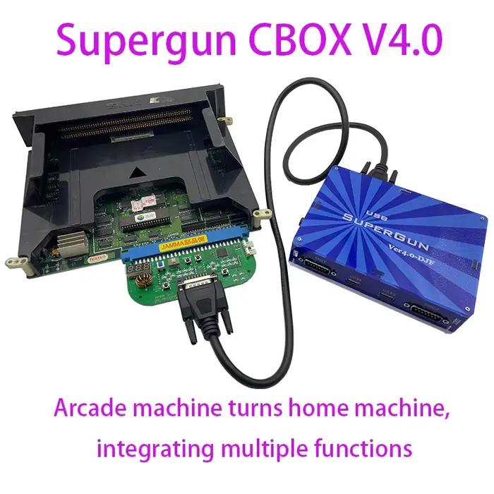 JAMMA vers USB Joypad SuperGun CBOX V4.0 contrôleur d'arcade avec convertisseur externe pour toute carte mère de jeu