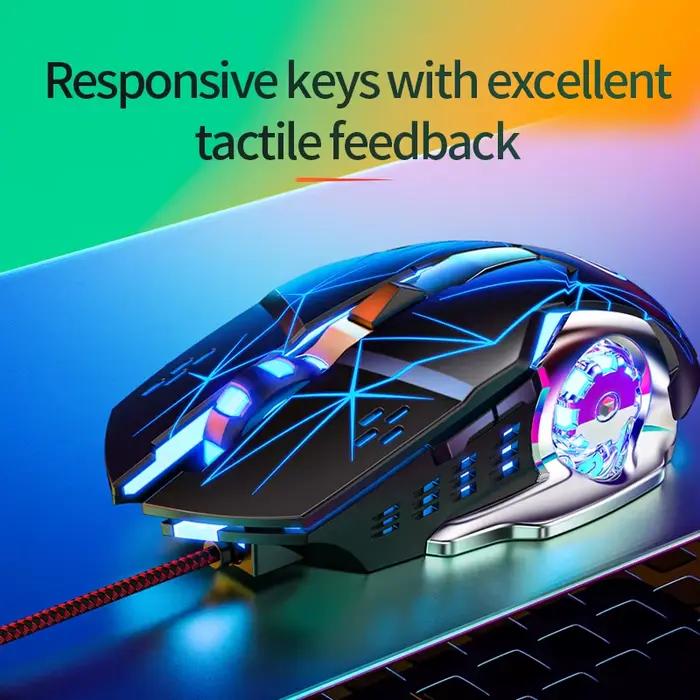 Souris de jeu filaire USB