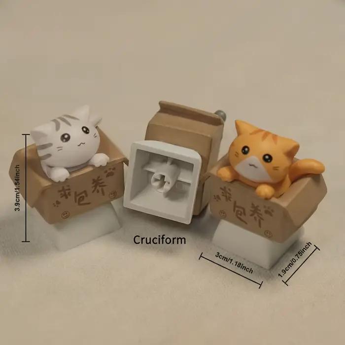 Capuchons de touches chat mignon pour clavier mécanique