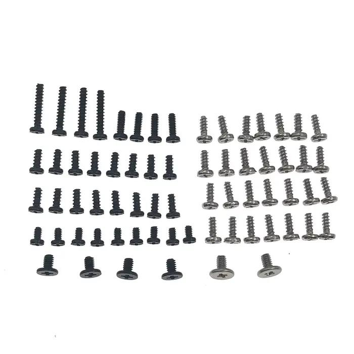 Ensembles de vis de haute qualité pour boîtier de console Steam Deck noir argenté et bleu clair pour gamers occasions spéciales