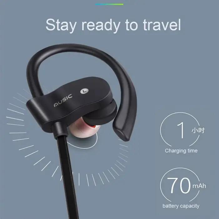 Casque de sport sans fil compatible Bluetooth