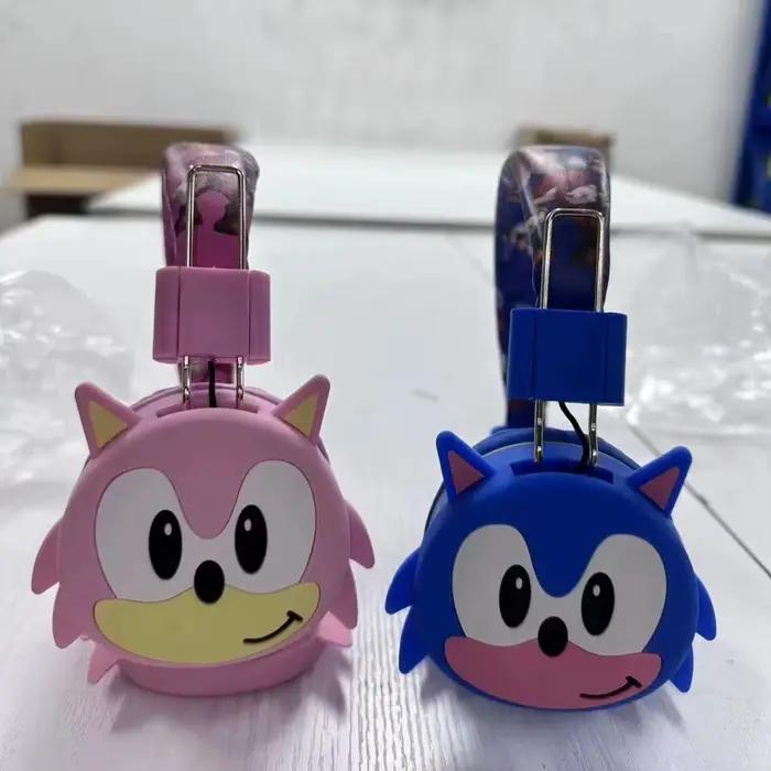 Casque pour enfants Sonic bleu et rose