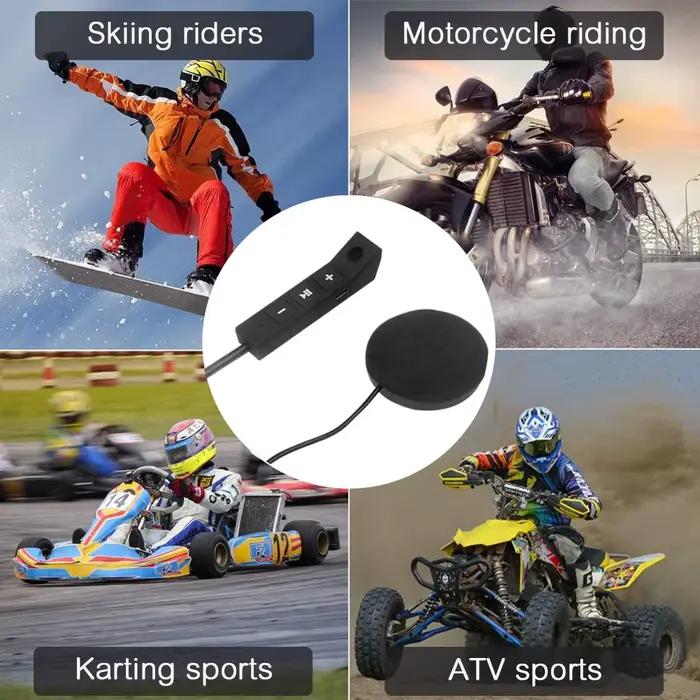 Casque de moto Bluetooth 5.0 BT11, casque sans fil pour la conduite, anti-interférence, mains libres, haut-parleur étanche