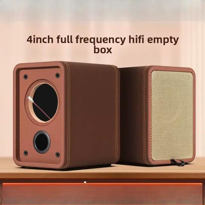Boîtier d'enceinte en bois haut de gamme pour studio DIY