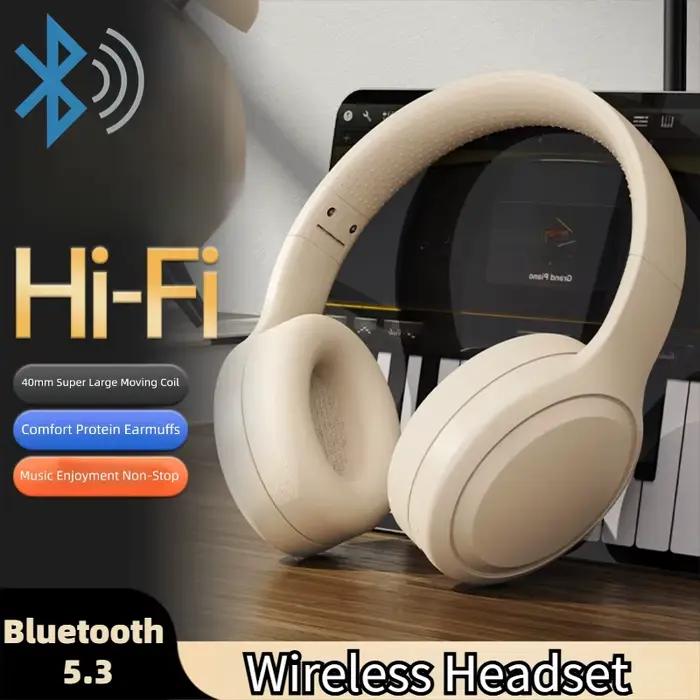 Bluetooth 5.3 casque 3.5mm casques filaires sur l'oreille écouteurs de jeu