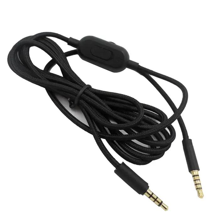 Câble audio pour casque de jeu avec contrôle du volume et du microphone pour Logitech G233 G433 GPROX