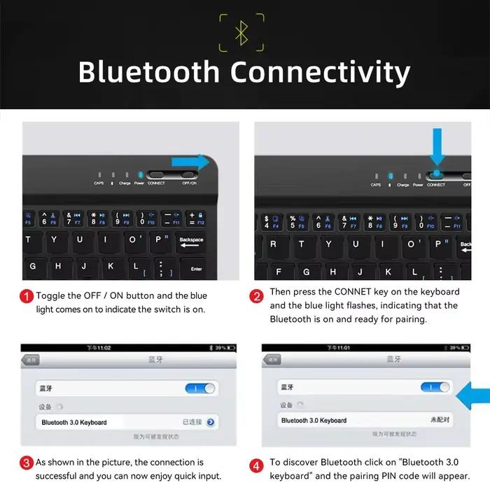 Clavier et souris Bluetooth