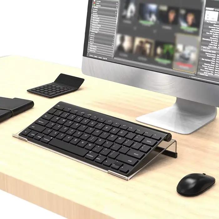 Support de clavier – Support de clavier Transparent en forme de Z
