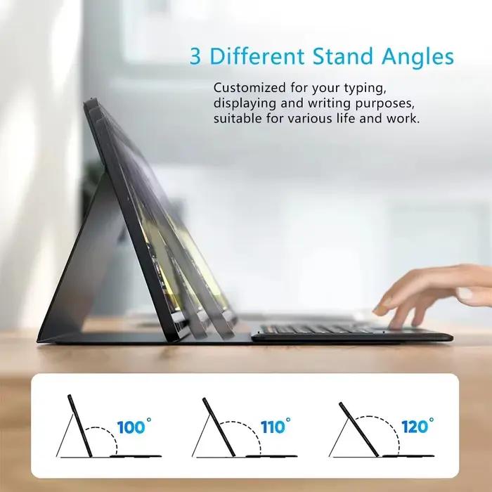 Juste de clavier avec porte-crayon pour Xiaomi, étui pour Xiaomi Pad 7/7 Pro 11.2,Xiaomi Pad 8/8 Pro 11.2'', Xiaomi Pad 5, 6, 6 Pro 11, Pad 6S Pro 12.4