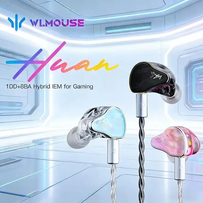 Écouteurs WLMOUSE HUAN IEM 1DD + 8BA