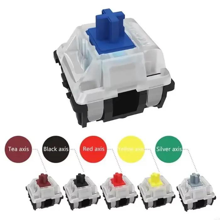 Commutateurs optiques SZSU OutEmu pour clavier mécanique SK61 / SK64 / X-BOW Nature Knight Axe Switch