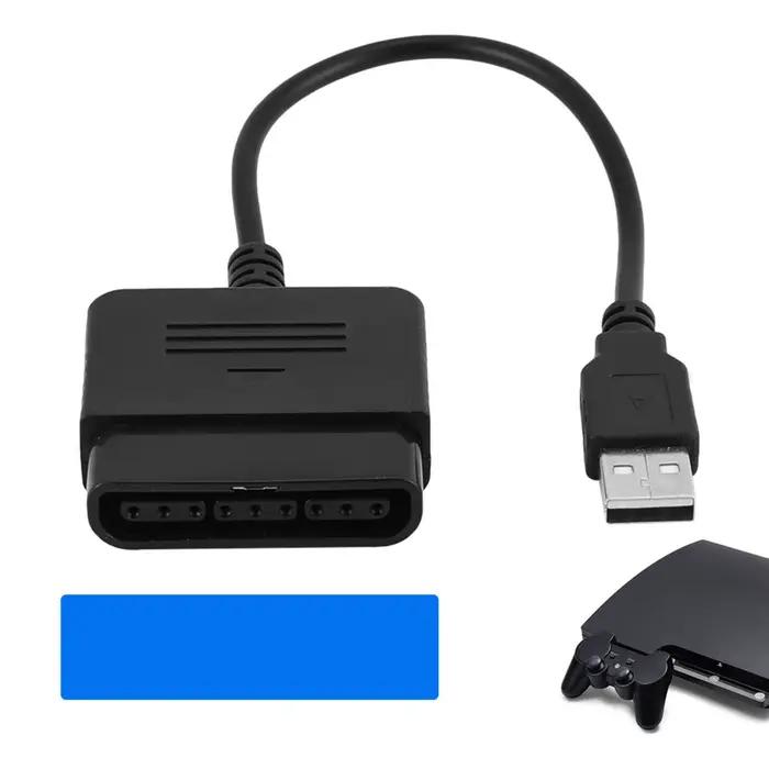 Adaptateur convertisseur USB pour manette Sony Playstation 2 PS2 pour PS3 et PC Windows