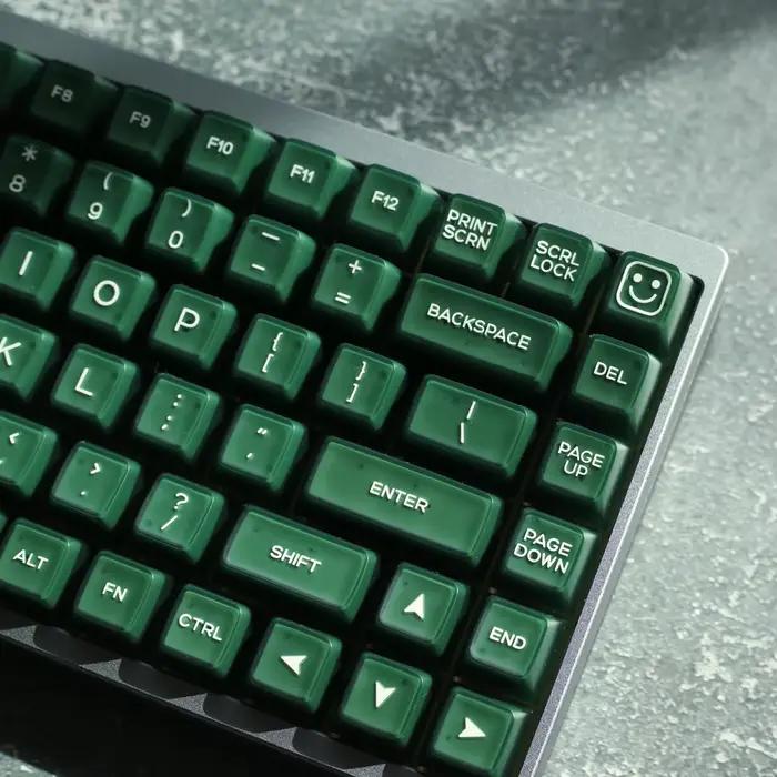 KBDiy SA profil vert translucide Keycaps pour clavier de jeu mécanique 135 touches capuchon Double injection MX commutateurs GMK67 GMK75/68