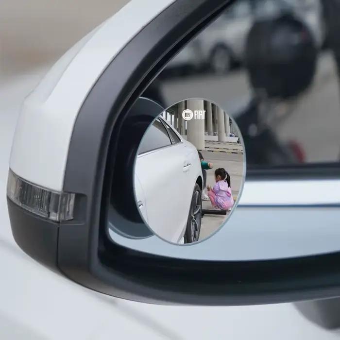 Rétroviseur de voiture 360 °   Petit miroir rond, accessoires automobiles pour FIAT 500 Ducato Panda Grande Punto Tipo Abarth Pulse 600 500L