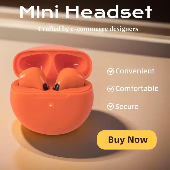 Casque sans fil tendance - Écouteurs Bluetooth élégants pour la musique et les appels