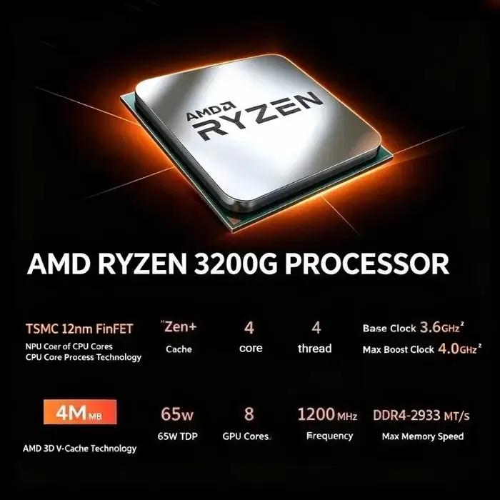 Processeur de bureau AMD Ryzen 3 3200G R3 3200G 3