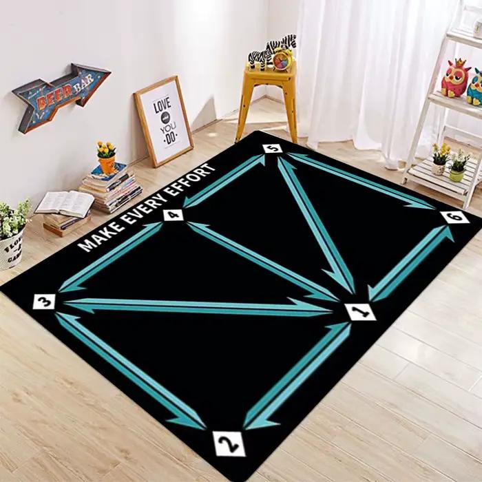 Tapis d'entraînement de Football, marquages de ligne multicolores, tous les jeux de sport, tapis de pratique de Football pour usage intérieur et extérieur