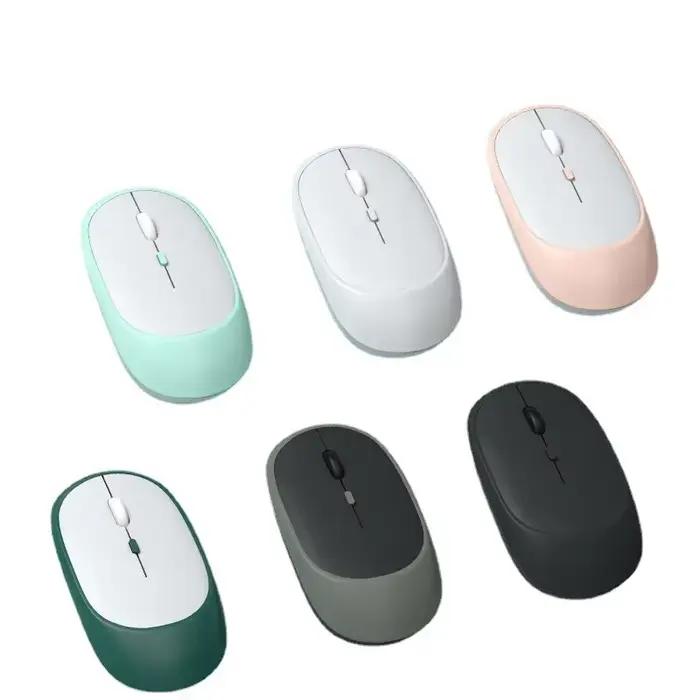 Lenovo souris sans fil USB Rechargeable ergonomique réglable DPI bureau silencieux 2.4G Bluetooth