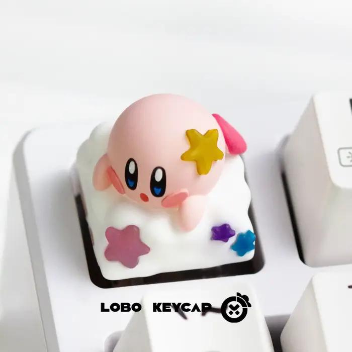 Capuchon de touche de clavier mécanique translucide en résine