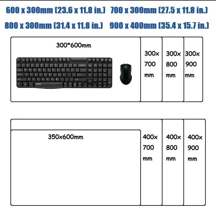 Raccourcis clavier Excel Word PPT PS PR CDR Tapis de souris étendu Bureau PC