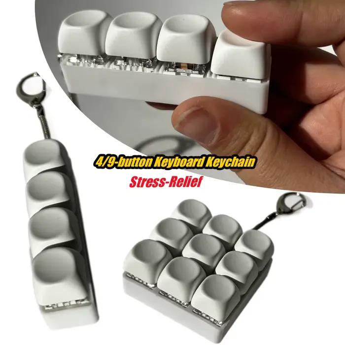 Testeur d'arbre de porte-clés de clavier à 4/9 boutons