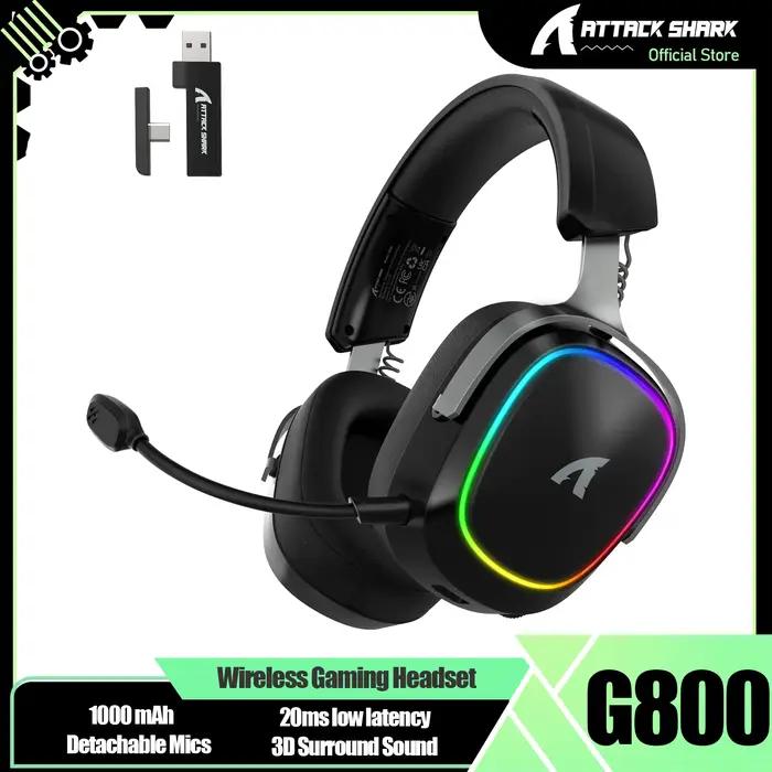 Casque de jeu sans fil ATTACK SHARK G800