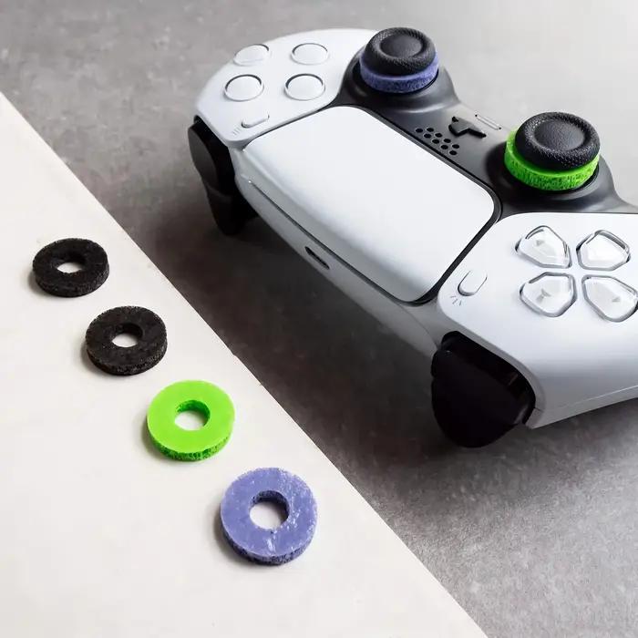Paquet de 6 anneaux d'assistance de visée en Silicone pour contrôleurs PS5/PS4/Xbox/Switch Pro/Scuf-outils Non électriques de contrôle de mouvement à poignée de précision
