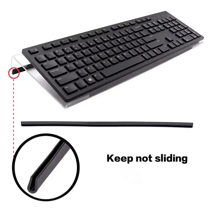 Support de clavier – Support de clavier Transparent en forme de Z