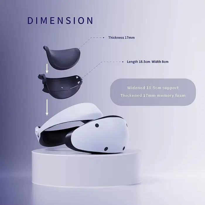 Coussin en mousse pour serre-tête PSVR2 confortable et respirant pour gamer occasion spéciale et cadeau