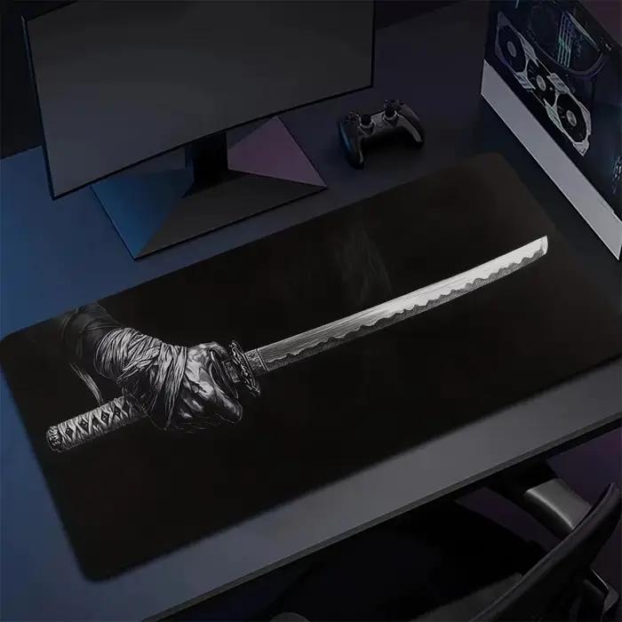 Samouraï épée tapis de souris grand