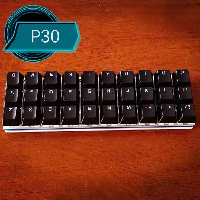 Clavier P30 clavier filaire monomode Esport 30 touches clavier mécanique portable Support Qmk flacon claviers de jeu personnalisés