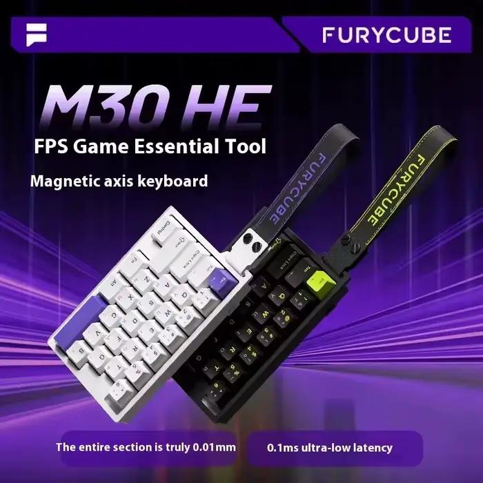 Nouveau clavier à axe magnétique M30 8k conçu avec déclencheur Ultra-rapide Esports