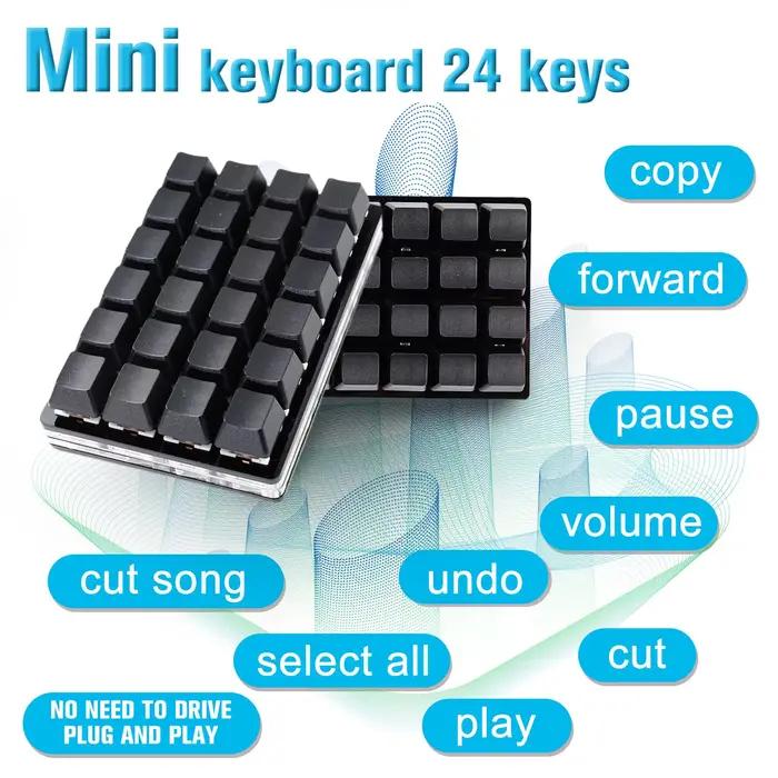 Mini clavier mécanique personnalisé USB