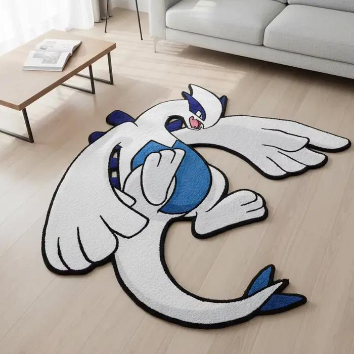 Tapis d'anime Blastoise/Lugia tapis/tapis en Polyester doux