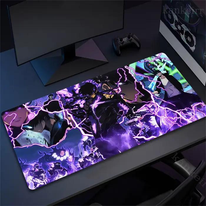 Solo Leveling Shadow King Mousepad HD Printing Computer Gamers Locking Edge Non-slip Mouse Pad XXL 90x40cm Keyboard PC Desk Mat