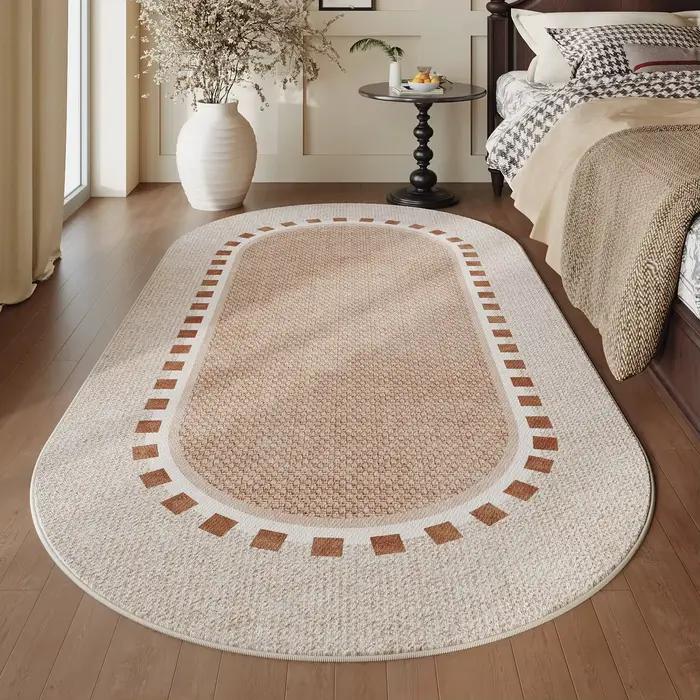 Tapis minimaliste VIKAMA en tissu