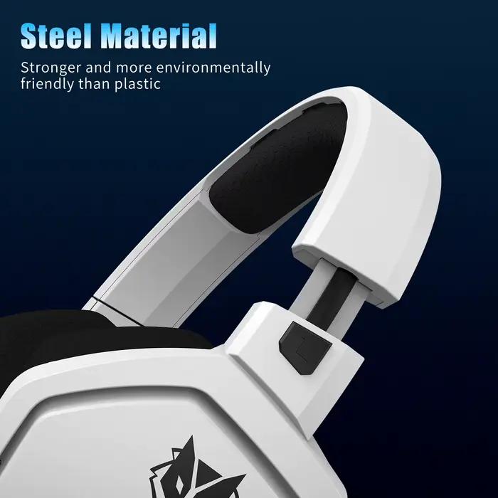 NUBWO G06 Casque de jeu double sans fil avec microphone pour PS5