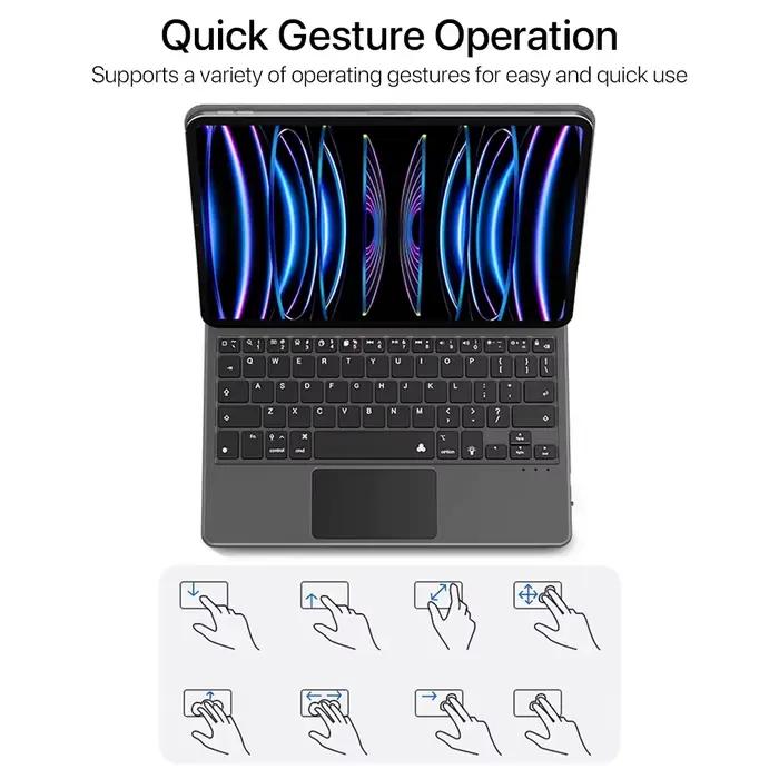 Étui pour clavier sans fil Bluetooth rétro4.2 pour ISub