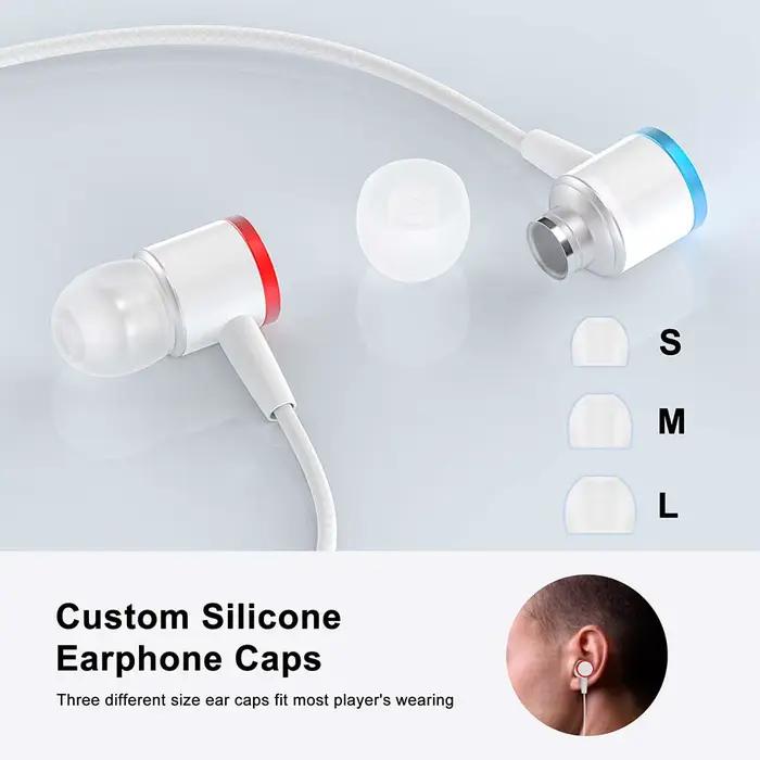 Écouteurs intra-auriculaires avec boîte de rangement