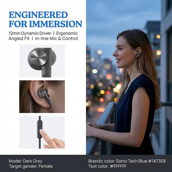 Écouteurs intra-auriculaires filaires SONY MDR-XB55AP