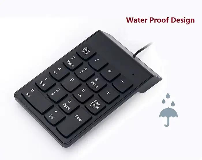 Pavé numérique USB filaire mince Mini