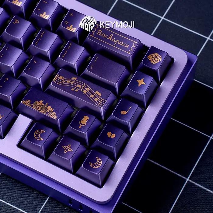 Ensemble de touches de clavier PC sur le thème KEYMOJI JAZZ