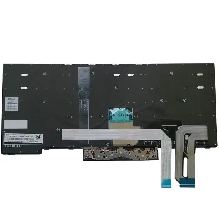 Clavier américain pour ordinateur portable Lenovo ThinkPad L380 L390 E490 E495 T490 L490 E480 E485 L480 T480s R480 R490 (sans rétro-éclairage)