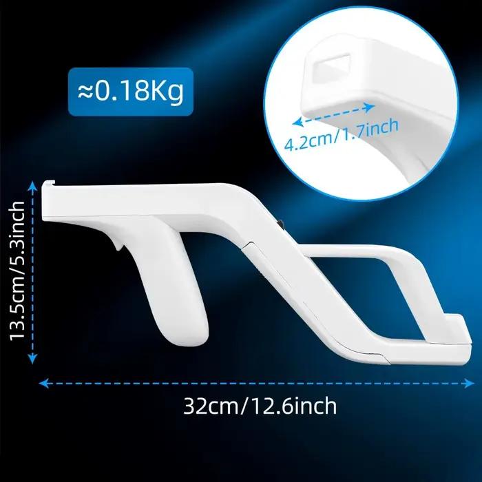 VIKEFON nouveau 1 pièces détachable pour Wii Zapper pistolet pour télécommande accessoires de jeu jeux