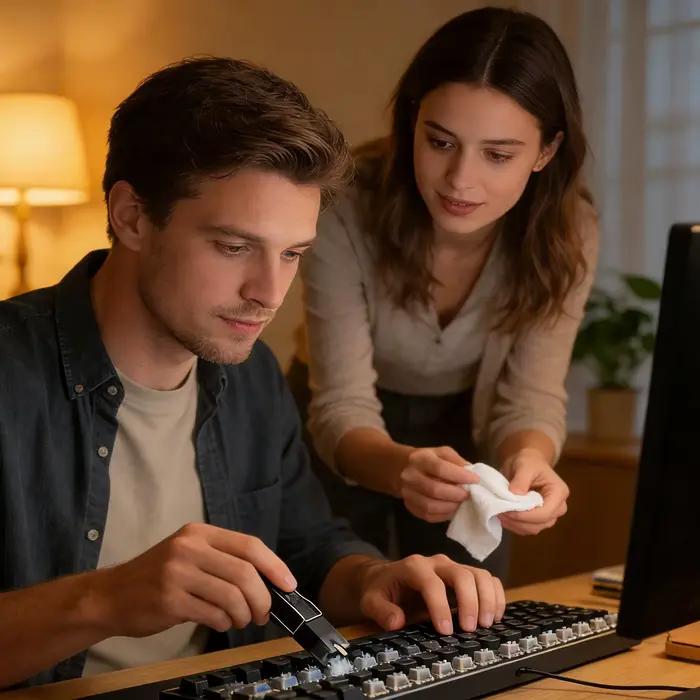 Extracteur de clavier 2 en 1 à 4 griffes