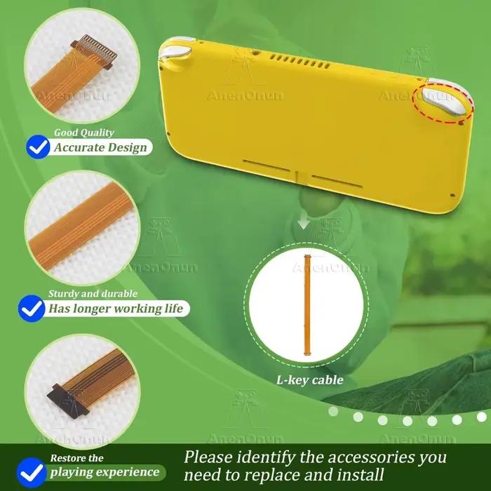 Câble flexible de bouton L gauche pour Switch Lite