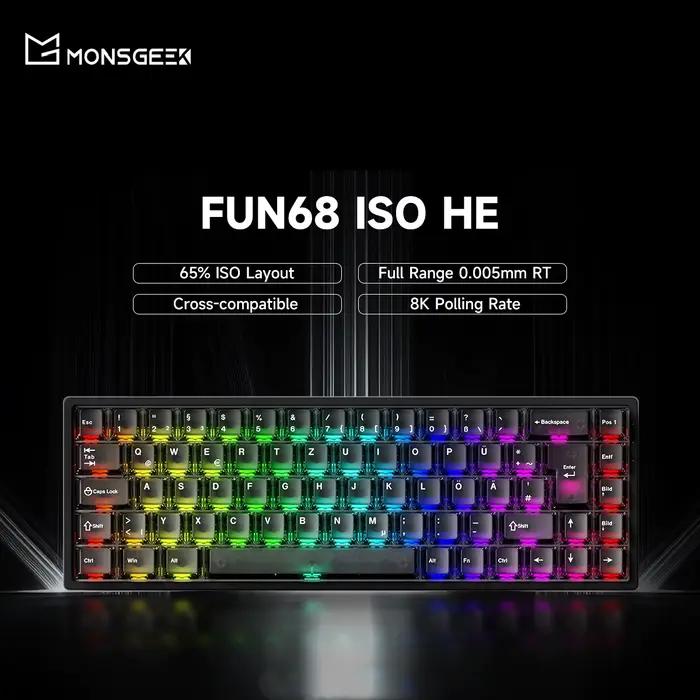 Clavier magnétique Akko MonsGeek FUN68 HE ISO