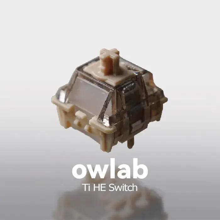 Owlab Ti HE clavier commutateurs magnétiques interrupteur à effet Hall pour Wooting60 Made68 MAD60 HE